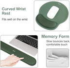 MOSISO Wrist Rest Support for Mouse Pad&Keyboard Set, Midnight Green - Image 5