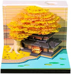 3D Calendar 2027, Tear-Away Desk Calendar, Paper Art Memo Pad, LED Light (Tree C) by Unknown