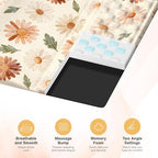 Ospelelf Keyboard Wrist Rest and Mouse Pad Set, Ergonomic Memory Foam Wrist Support, Aesthetic Desk Accessories for Office, Home & Gaming, Relief for Carpal Tunnel & Wrist Pain, Daisy - Image 5