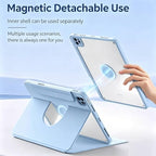 Keyboard Case with Touchpad for Galaxy Tab S10 FE/S10 Lite/S9 FE 10.9-Inch, Tab S9 11", Detachable Keyboard Case with Touchpad, 360 Degree Rotating Stand Cover with S Pen Holder, Blue - Image 5