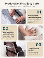Lumbar Support Pillow Memory Foam Pillow Back Cushion - Image 5