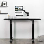 VIVO Height Adjustable Pneumatic Extended Arm Laptop Wall Mount, Full Motion Articulating Notebook Tray, Fits 10 to 15.6 inch Screen, Black, MOUNT-V001GL - Image 4