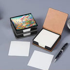 POETRYDRAW 4 Pcs Diamond Art Painting Kit Note Box, Diamond Art Notecard Box Sticky Note Holder for Adults Memo Pad Holder, Contains 160 Sheets of Paper (Flower) - Image 6