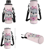 Teen's Backpack 4Pcs, Aesthetic Travel Daypack Set of 4 Include Lunch Box Pencil Case Cup Sleeve Large Capacity & Portable Daypack 4Pcs for Elementary School Cartoon Koala - Image 2