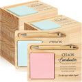 20 Pcs Back to School Teacher Appreciation Gifts Bulk Wooden Sticky Note Holder Motivational Thank Your Gift Inspirational Sticky Notes for Teacher Back to School (Coordinator) by Unknown