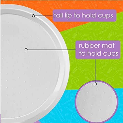 Hapinest Rotating Art Supply Organizer - Crayon, Marker & Pencil Storage Solution for School Teachers & Classroom Crafts - Rotating Desk Organizer Caddy - Image 6
