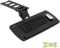 VEVOR Under-Desk Keyboard Tray, Adjustable for Height and Tilt, Slide-Out Design, Spacious 25x9.8 Inch Surface, Ideal for Home and Office Use by VEVOR