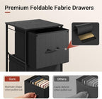 DEVAISE 2 Drawer Mobile File Cabinet, Rolling Printer Stand - Image 5