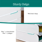 4 Tiers Stackable A4 Paper Trays, Office Desk File Holder, Tidy File Document Letter Book Paper Organizer (4 Tiers,White) - Image 4
