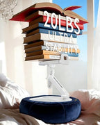 Miledi Tablet Pillow Stand for Bed with Detachable Snack Bowl, Blue - Image 6