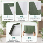 4 Pack Heavy Duty Extra Large Cardboard Magazine Holder 10.6x7.5x12 - Image 3