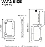 VIPERADE VAT2 Purse Hook for Table, Titanium Carabiner Clip and Hook for Bag, EDC Gear Clip for Water Bottle Camping Lantern Outdoor Gear and More - Image 5