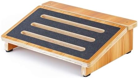 StrongTek Under-Desk Footrest, 4.5 in High, Non-Slip, 300 lb, Office Use by StrongTek