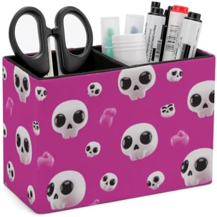 Storage Organizer Rich Shallow Pastel Lovely Circle Skull Skeleton Rotating Multi‑Functional Pouch,Art‑Craft with Accessories by Unknown
