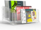 File Sorter Organizer, 5 Sections Acrylic Letter Tray for Desk, Mail Organizer Letter Holder for Envelopes, Mail, Electronics 1Pack - Image 5