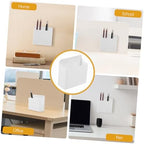 Tofficu 8pcs Suction Cup Marker Holder Organizer for Whiteboard and Desk Storage for Dry Erase Markers Pens and Pencils Space-saving Classroom and Office Accessory - Image 2