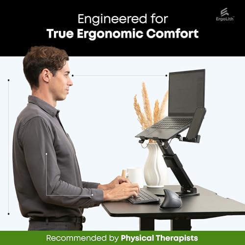 3 in 1 Laptop Stand for Desk, Book Stand & Phone Holder, Sky Black - Image 4