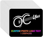 200 Pack Custom Mouse Pad Bulk with Photo Logo, Personalized Laptop Desk Mat by PersonalizedphotogiftsforValentinesDayChristmasBirthdayParty