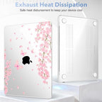 May Chen for MacBook Air 15 inch Case M5 M4 M3 M2 2026 2024-2023, Model A3448 A3241 A3114 A2941, Closes Seamlessly Hard Shell Laptop Cover with Keyboard Cover, Cherry Blossom - Image 4