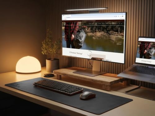 Premium Leather Desk Mat, Full Grain Leather Desk Pad Protector & Desk Blotter, Waterproof Non-Slip Writing Surface for Keyboard, Mouse & Laptop, Desk Pad for Home & Office (Onix, Large) - Image 2