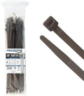 Kable Kontrol Cable Zip Ties, 14 Inch, 100 Pcs, HD 120lbs Test, Brown by KABLEKONTROL%C2%AE
