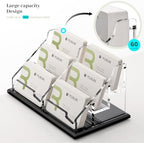YUXUN Black Business Card Holder for Desk Acrylic Business Card Holder - Image 5