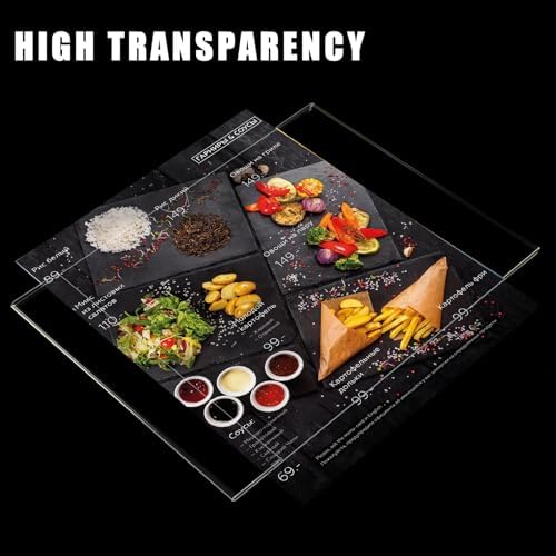 xydstay 8.5 x 11 Acrylic Wall Sign Holder 12 Pack, Clear Frame with Tape - Image 6