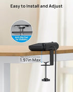 TROND 20W USB C Desk Clamp Power Strip Fit 1.97" Tabletop, ETL List, 10ft - Image 5