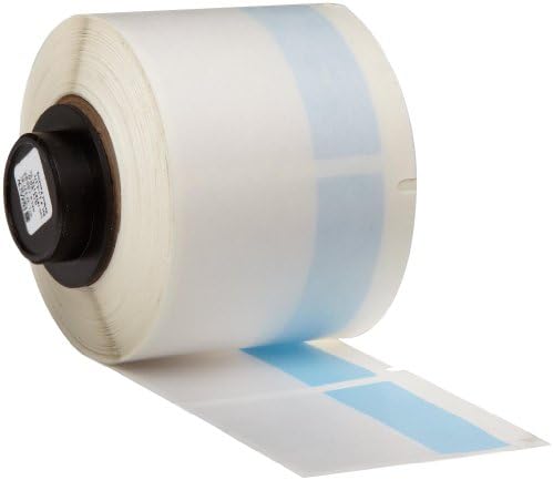 Brady PTL-32-427-BL TLS 2200 and TLS PC Link 1.5" Width x 1.5" Height, B-427 Self-Laminating Vinyl, Matte Finish Blue /Translucent Label (250 per Roll) by BradyCorp