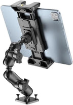 OHLPRO Tablet Mount for Truck - Heavy Duty Drill Base Tablet Holder for Car Dashboard, iPad Holder for All 5"-13" iPad Pro Samsung Galaxy Kindle fire Tablets and Car Wall etc. - 8-inch Aluminum Arm by OHLPRO