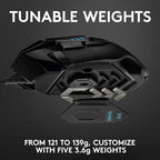 Logitech G502 HERO Wired Gaming Mouse + G Pro X Gaming Headset Bundle - Black - Image 3