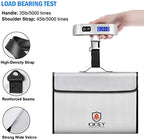 Fireproof Document Bag - Fireproof Box [Thermal Insulated] Fireproof Safety Boxes for Home Large Fireproof Bag Lockable Zipper Fireproof Safe Box Home Safes Fireproof Waterproof Fireproof Money Bag - Image 6
