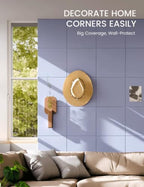 Fluxynara Felt Bulletin Board & Cork Board Alternative, Soft Periwinkle - Image 3