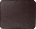 Full-Grain Leather Mouse Pad - Genuine Leather Mouse Mat with Non-Slip Backing, 3mm Thick, Smooth Mouse Glide, Desk Accessory for Office, Work & Gaming (Dark Brown, Large 11.8 x 9.8 in) by DAREhue