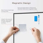 Large Magnetic Whiteboard, 30" x 20" Dry Erase White Board for Wall - Image 6