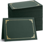 Fainne 80 Pcs 80 Pieces Certificate Holders Diploma Holder, Green by Fainne