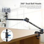 NEEWER Basics Magic Arm with Desk Clamp for Phone Webcam Camera Mic, UA062 - Image 3