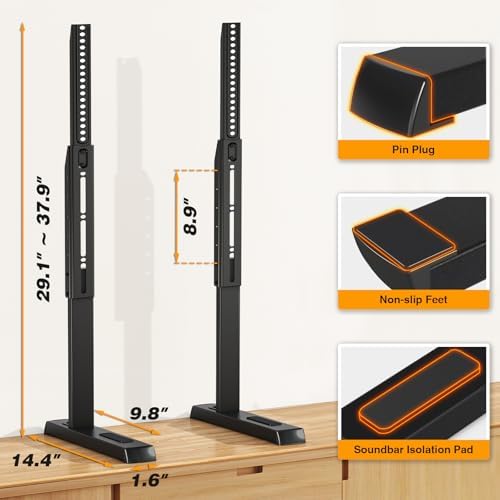 5Rcom Table Top TV Stand Universal for 35-88 Inch Flat & Curved TVs - Image 5
