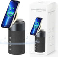 Bluetooth Speaker, Night Light, 15W Magnetic Fast Charging for Apple, Black by COLSURCOLORYOURLIFE