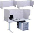 Dunzoom 2 Pcs Large Desk Divider Foldable U Privacy Partition 48"L x 20"H by Dunzoom