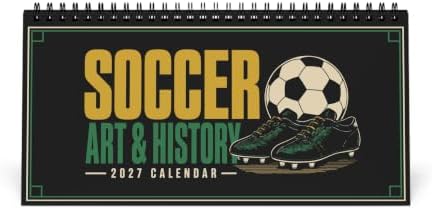 Soccer Art & History – 2027 Art Calendar | Vintage American Soccer Desktop Calendar | Best Gift for Sports Fans by Unknown