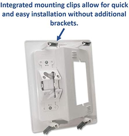 Legrand – OnQ in-Wall Cable Management Kit for Power & Low Voltage Cords – Hides TV or Display Cables Retrofit Behind the Wall – UL Listed TV Cord Hider w/DIY Install & Included Hardware – HT2102WHV1 - Image 4