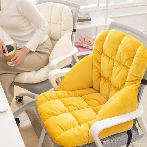 Office Chair Cushion Soft Dorm Desk Chair and Rocking Chair Cushion Non-Slip Seat Pad with Back for Kitchen Dining Chair - Image 7