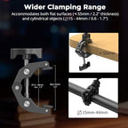 SMALLRIG 26" Magic Arm with Super Clamp, Overhead Phone Mount w/Cable Clip - Image 5
