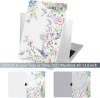 Batianda LumiArt Case for MacBook Air 13.6" M2-M5 Chip, Butterfly Garden - Image 3
