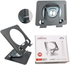 Wireless City Universal Tablet Stand for iPad with 360 Rotating Base, Foldable Adjustable Holder for Drawing, Compatible with iPad (6-13In) Pro/Air/Mini and More (Gray) by WirelessCity