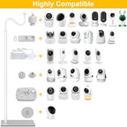 iTODOS Baby Monitor Floor Stand Holder Mount Compatible with HelloBaby HB6550/6560,Infant Optics DXR-8 Pro,Nanit Pro & Flex Stand,VTech VM819/VM901,Momcozy,Owlet,eufy,Babysense,Motorola - Image 2