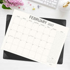 Desk Calendar 2026-2027 Large 22x17, July 2026 - December 2027, 18 Months Big Desk Pad Calendar with Desktop Mat for Home Office School Planning, Black - Image 6