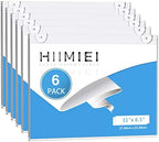 HIIMIEI Acrylic Clear Wall Mount Sign Holders 8.5 x 11 Horizontal 6 Pack by HIIMIEI