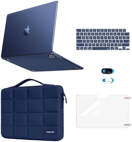 MOSISO Compatible with MacBook Air 13 inch Case M5 M4 M3 M2 2026-2022 by MOSISO